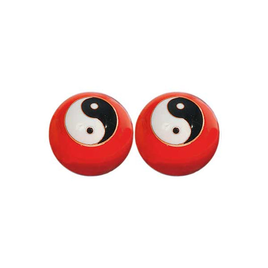 Qi Gong Kugeln Yin Yang rot