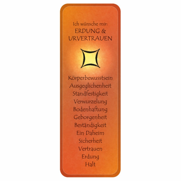 Wunscherfüllung Affirmationskärtchen Erdung & Urvertrauen