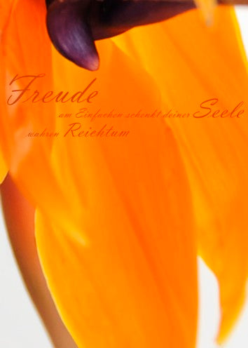 Freude - Chakra-Seelen-Faltkarte