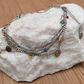 Coins bunt - Edelstahl-Fußkettchen