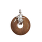 Donuthalter Schanier-Clip Gecko silber