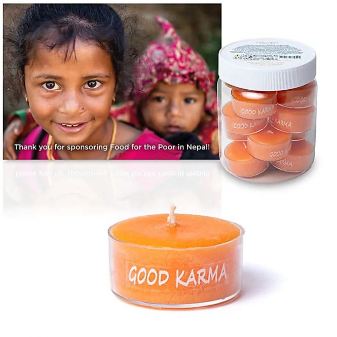 Teelichter Good Karma