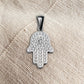 Hamsa Anhänger - stahl