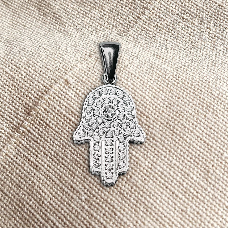 Hamsa Anhänger - stahl