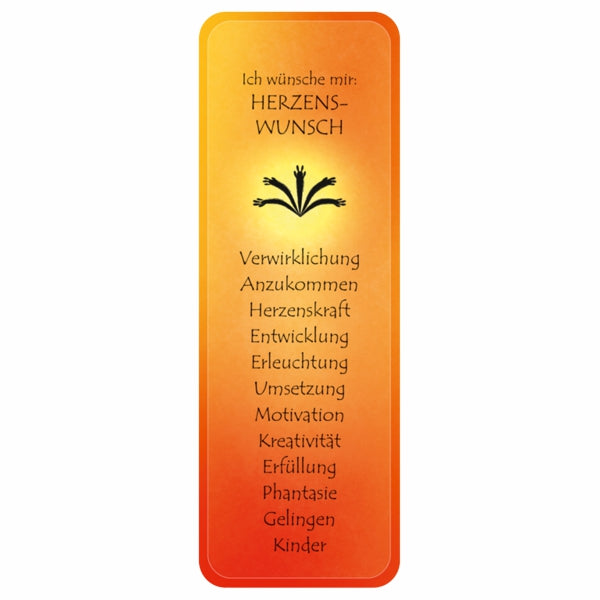Wunscherfüllung Affirmationskärtchen Herzenswunsch