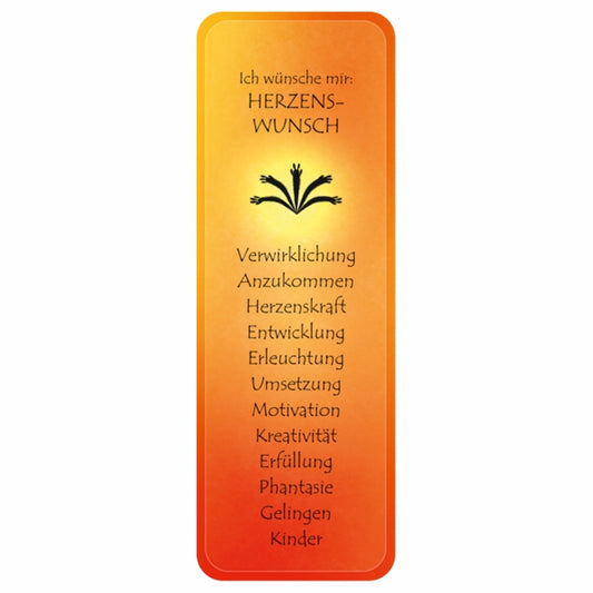 Wunscherfüllung Affirmationskärtchen Herzenswunsch