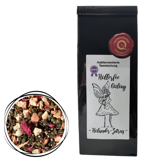 Hollerfee Oolong - Halbfermentierte Teemischung