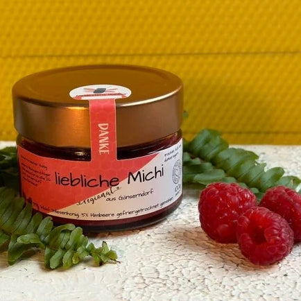Liebliche Michi - Wald- und Wiesen-Cremehonig mit Himbeeren