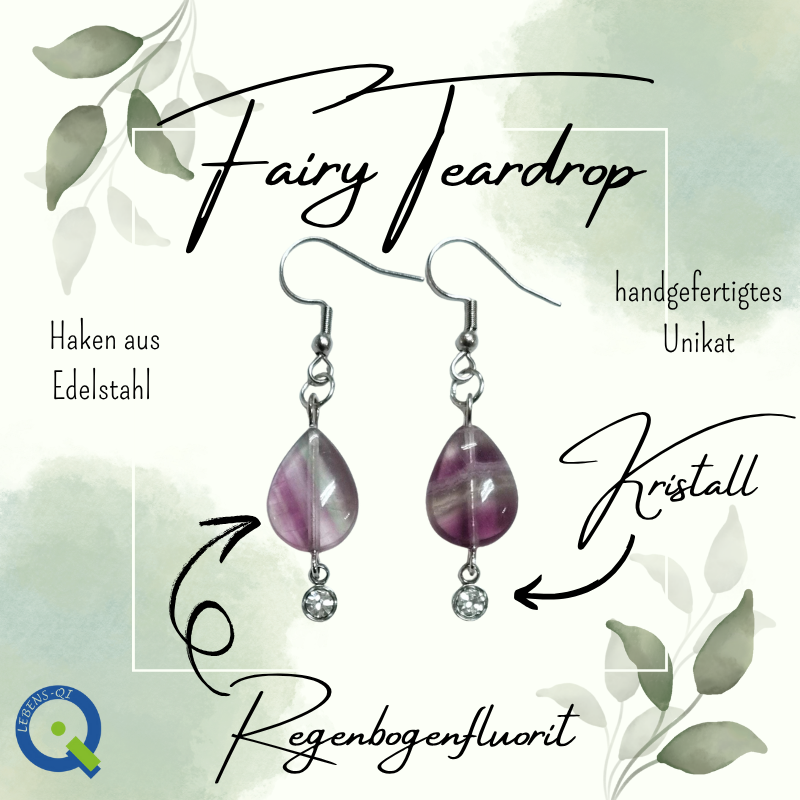 Stein Ohrhaken - Fairy Teardrop