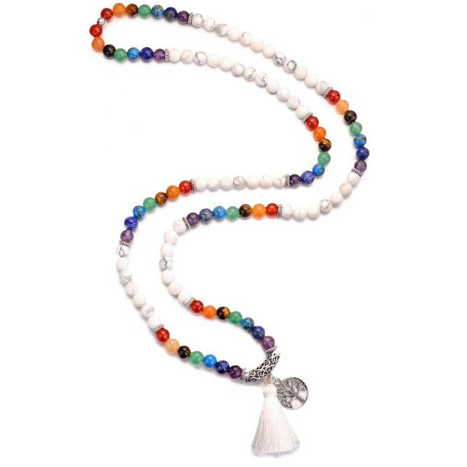 Regenbogen Magnesit Stein-Mala