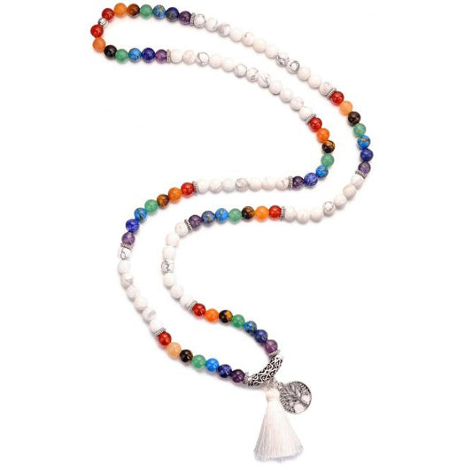 Regenbogen Magnesit Stein-Mala