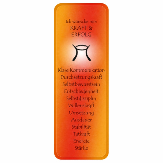 Wunscherfüllung Affirmationskärtchen Kraft & Erfolg