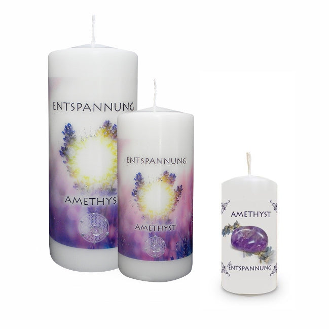Amethyst Energiekerze normal