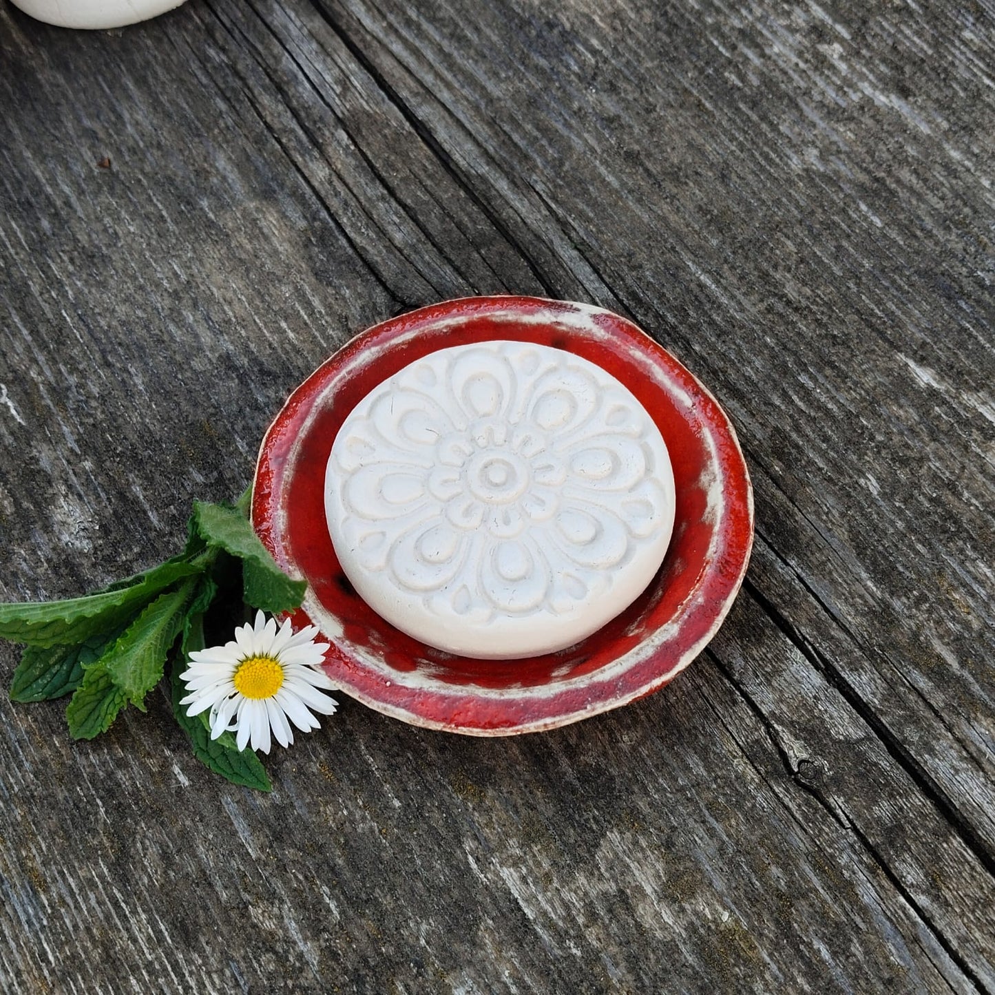 Keramik Duftstein Mandala