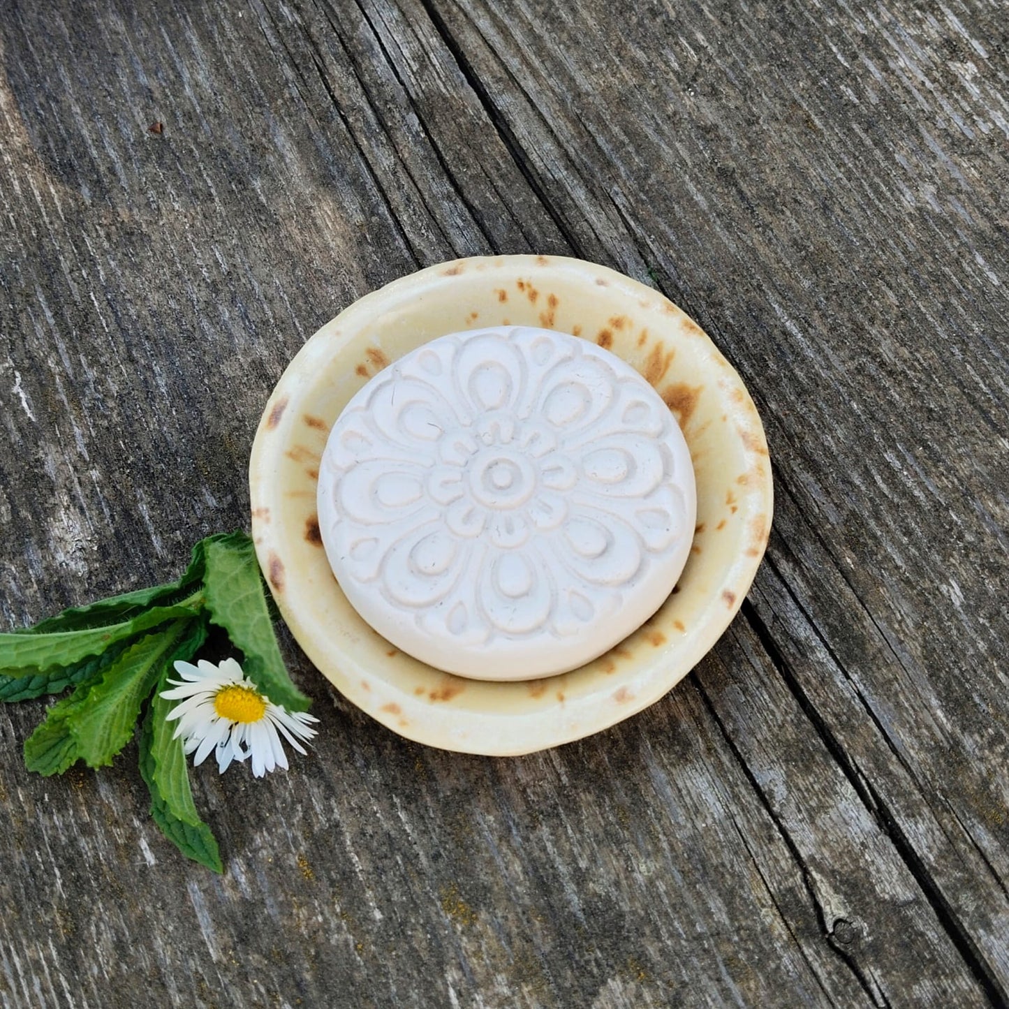 Keramik Duftstein Mandala