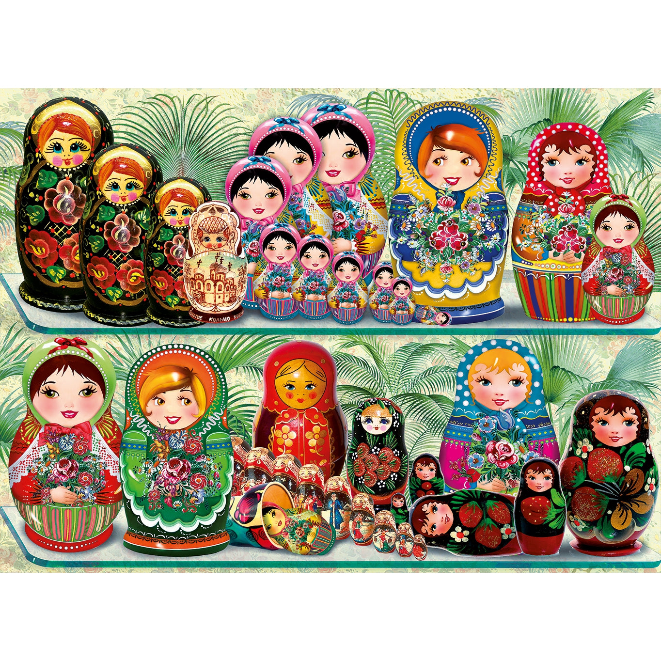 Matryoshka Dolls - 6000 Teile Puzzle