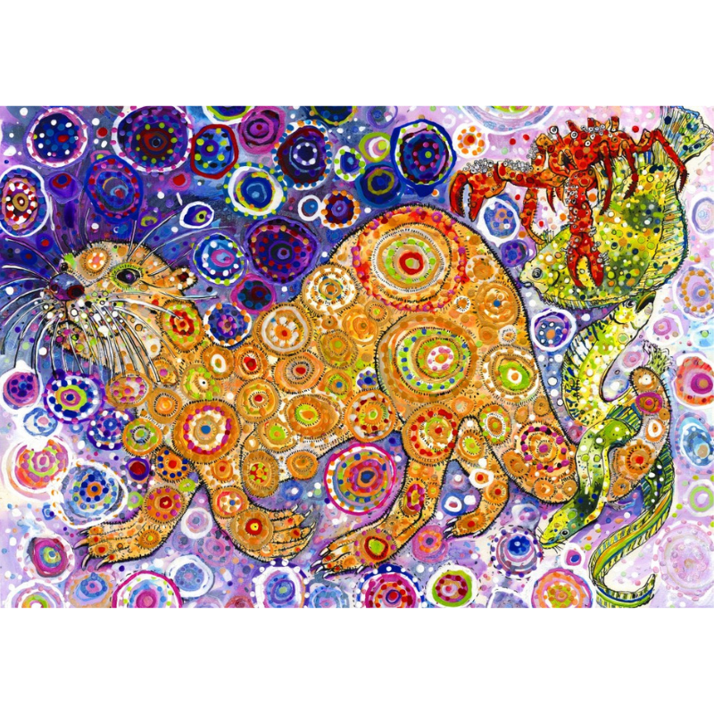 Otters Catch - 1500 Teile Puzzle