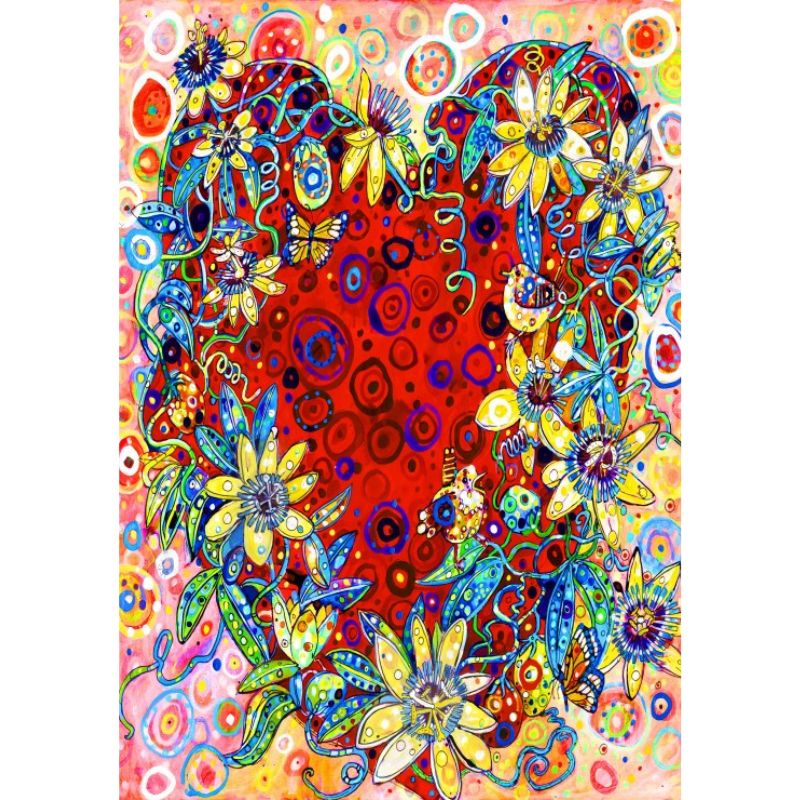 Passion Flower - 1500 Teile Puzzle
