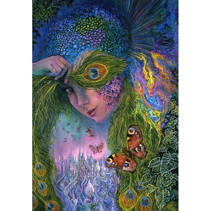 Peacock Goddess - 1000 Teile Puzzle