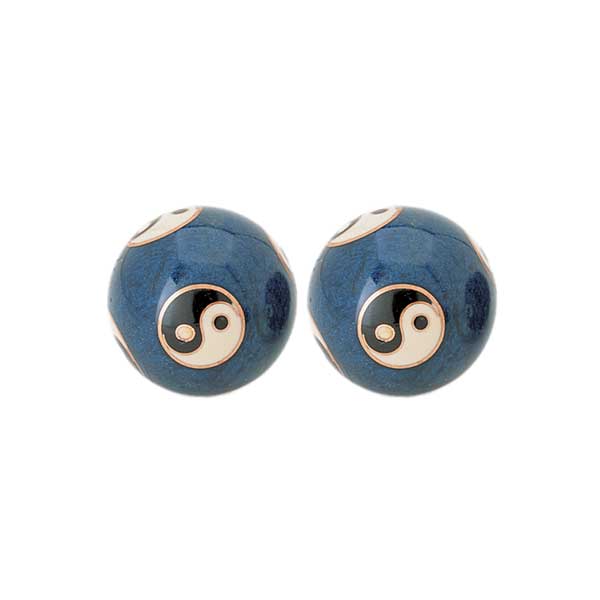 Qi Gong Kugeln Yin Yang blau