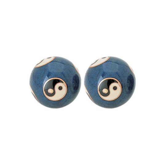 Qi Gong Kugeln Yin Yang blau