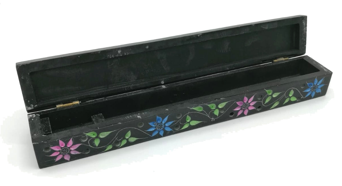 Blumenranke bunt Räucherbox