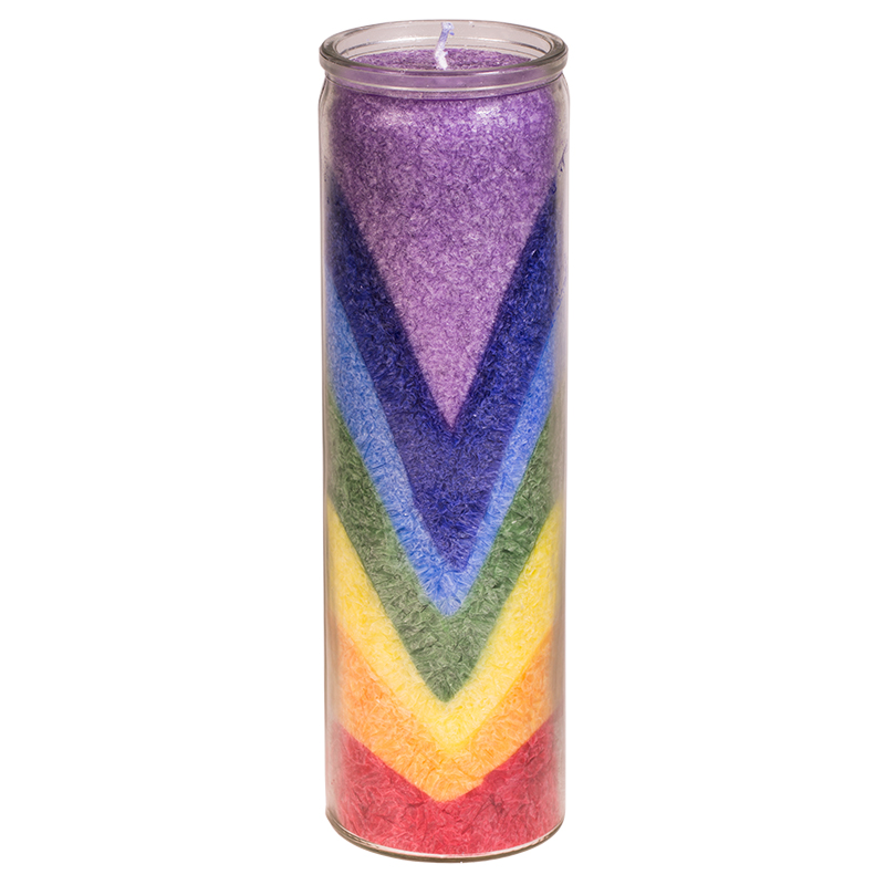 Chakra-Duftkerze im Glas