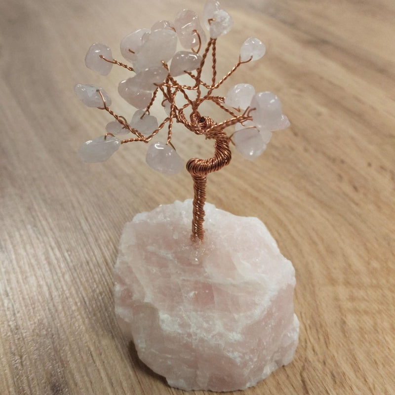 Rosenquarz Edelsteinbäumchen