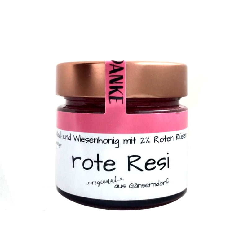 Rote Resi - Wald- und Wiesen-Cremehonig mit Rote Rüben
