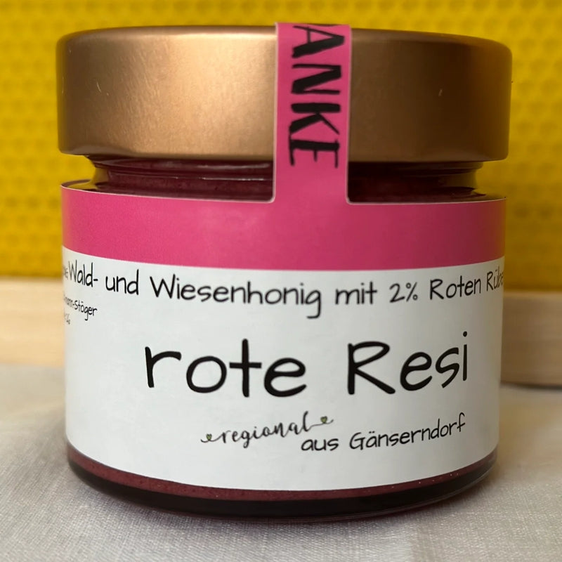 Rote Resi - Wald- und Wiesen-Cremehonig mit Rote Rüben
