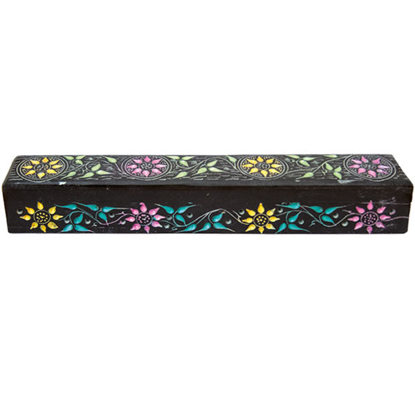 Blumenranke bunt Räucherbox