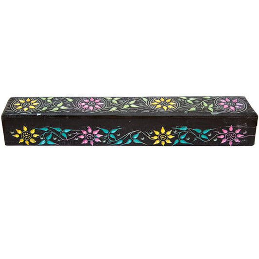 Blumenranke bunt Räucherbox
