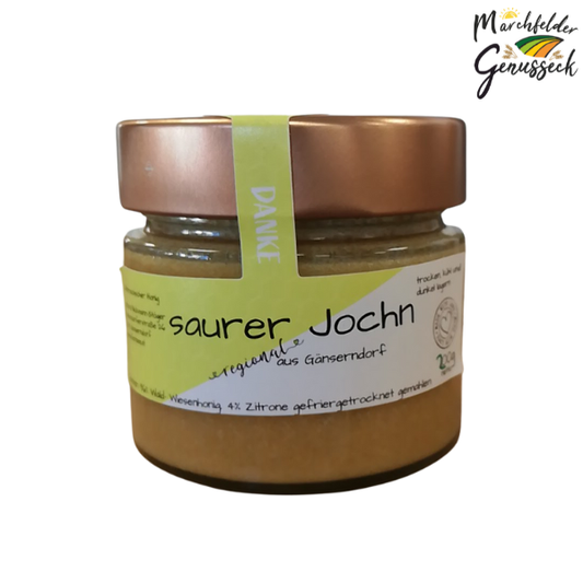 Saurer Jochn - Wald- und Wiesen-Cremehonig mit Zitrone