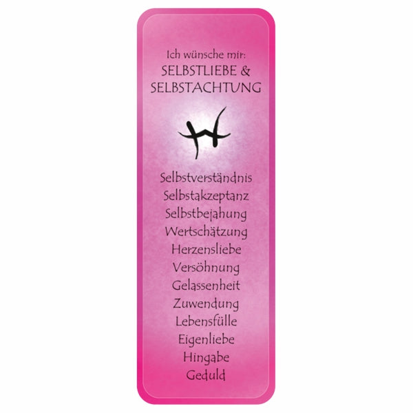 Wunscherfüllung Affirmationskärtchen Selbstliebe & Selbstachtung