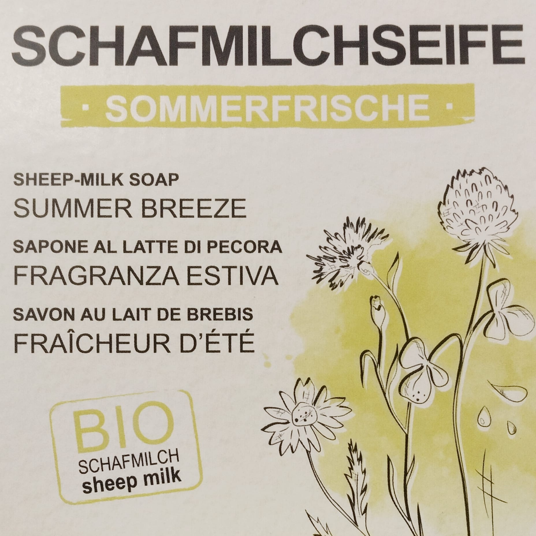 Schafmilchseife Sommerfrische