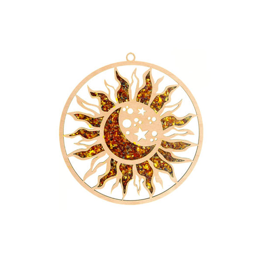 Bernstein Suncatcher Sonne und Mond