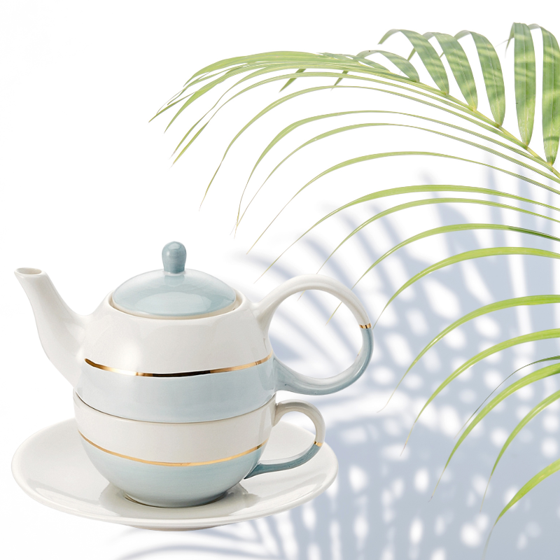 Tea4One - Stripes hellblau