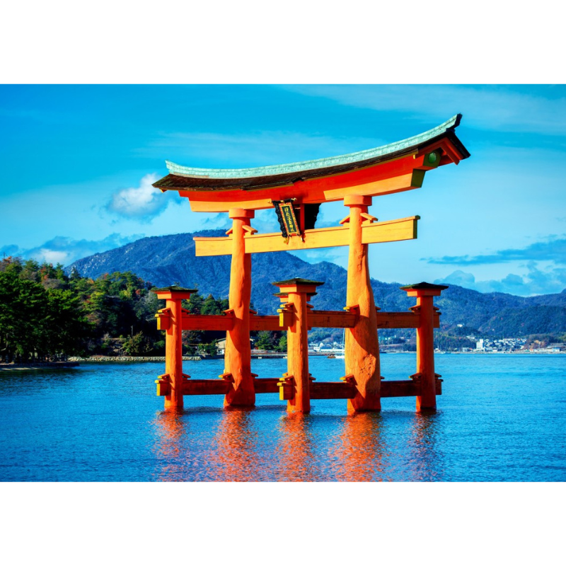 The Torii of Itsukushima Shrine - 1500 Teile Puzzle