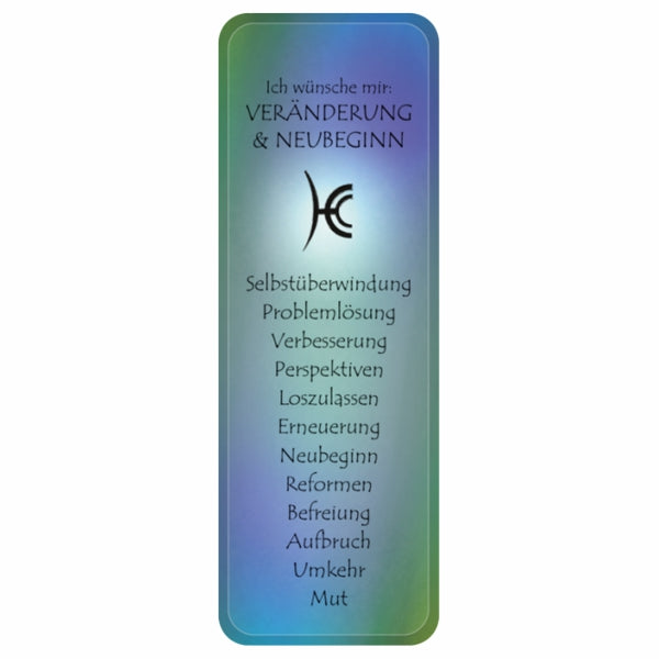 Wunscherfüllung Affirmationskärtchen Veränderung & Neubeginn