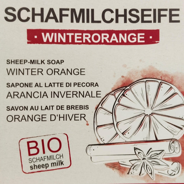 Schafmilchseife "Engel" Winterorange