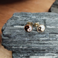 Yin Yang - Edelstahl Ohrstecker gold