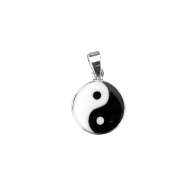 Yin Yang Anhänger aus Silber