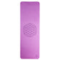 Yogamatte mit Blume des Lebens lila